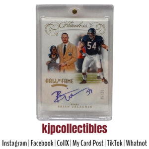 2019 Flawless Hall of Fame Brian Urlacher Auto 5/25