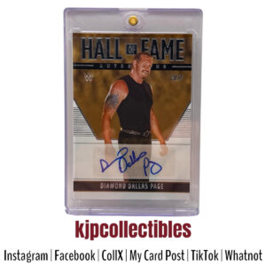 2022 Chronicles Hall of Fame Diamond Dallas Page Auto