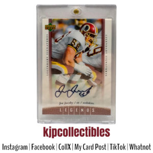 2006 UD Legends Joe Jacoby Auto