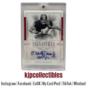 2017 National Treasures Mark Moseley Auto 11/15