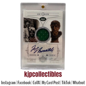 2011 National Treasures Hall of Fame Joe Namath Auto 22/25