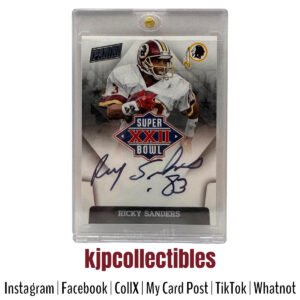 2015 Panini Super Bowl Ricky Sanders Auto