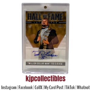 2022 Chronicles Hall of Fame Million Dollar Man Ted DiBiase Auto